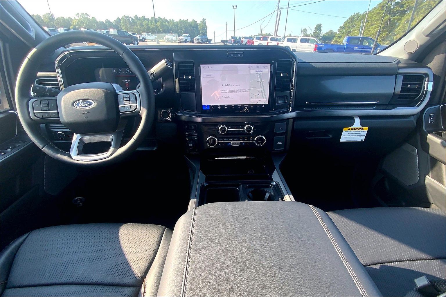 2026 Ford Super Duty F-250 SRW LARIAT Glacier Gray Metallic Tri-Coat at Lufkin Ford