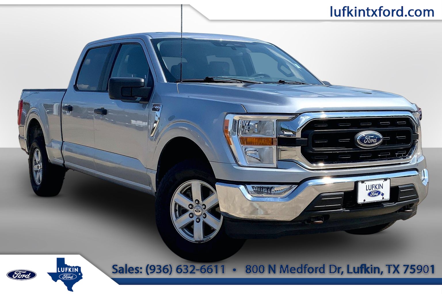 2022 Ford F-150 XLT SILVER at Lufkin Ford