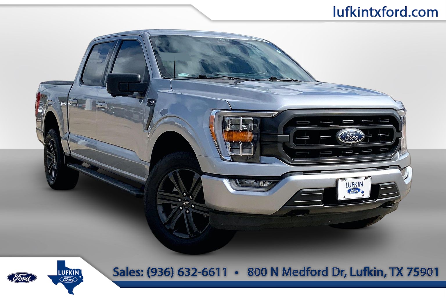 2022 Ford F-150 XLT Iconic Silver at Lufkin Ford