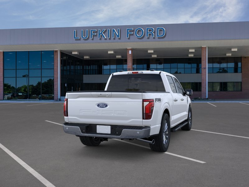 2026 Ford F-150 LARIAT Star White Metallic Tri-Coat at Lufkin Ford