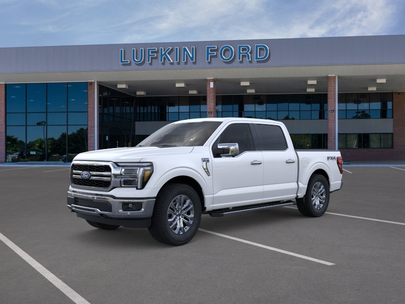 2026 Ford F-150 LARIAT Star White Metallic Tri-Coat at Lufkin Ford
