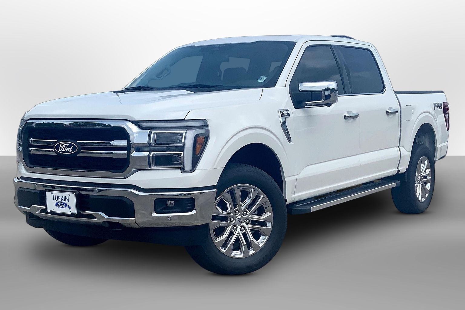 2026 Ford F-150 LARIAT Star White Metallic Tri-Coat at Lufkin Ford