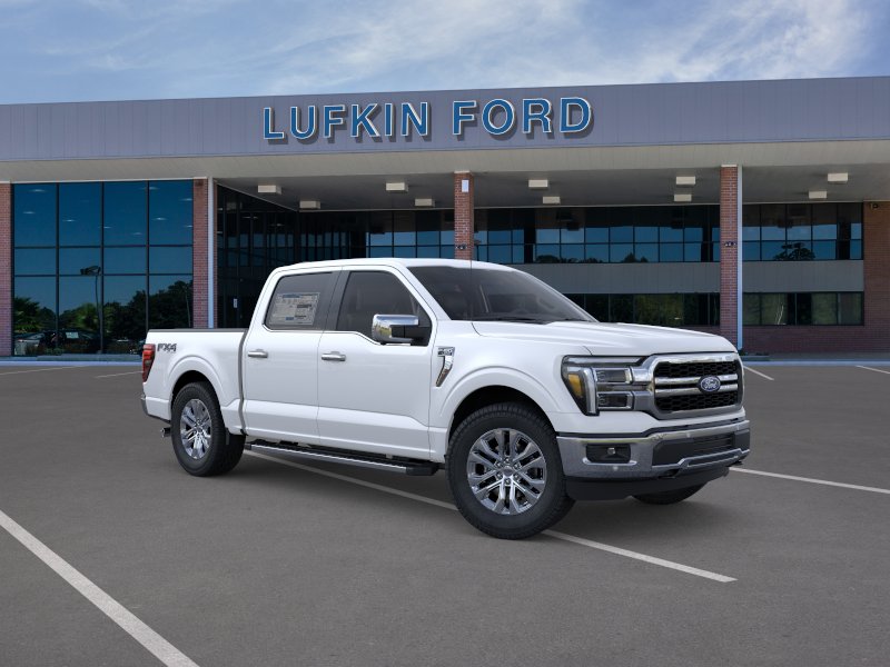 2026 Ford F-150 LARIAT Star White Metallic Tri-Coat at Lufkin Ford