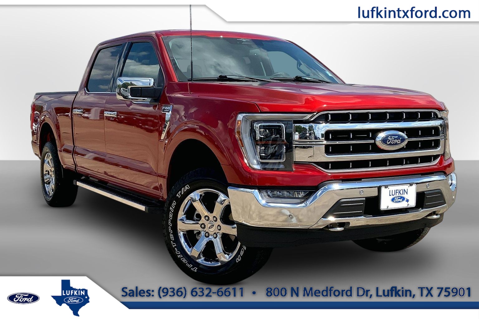 2023 Ford F-150 XL RACE RED at Lufkin Ford