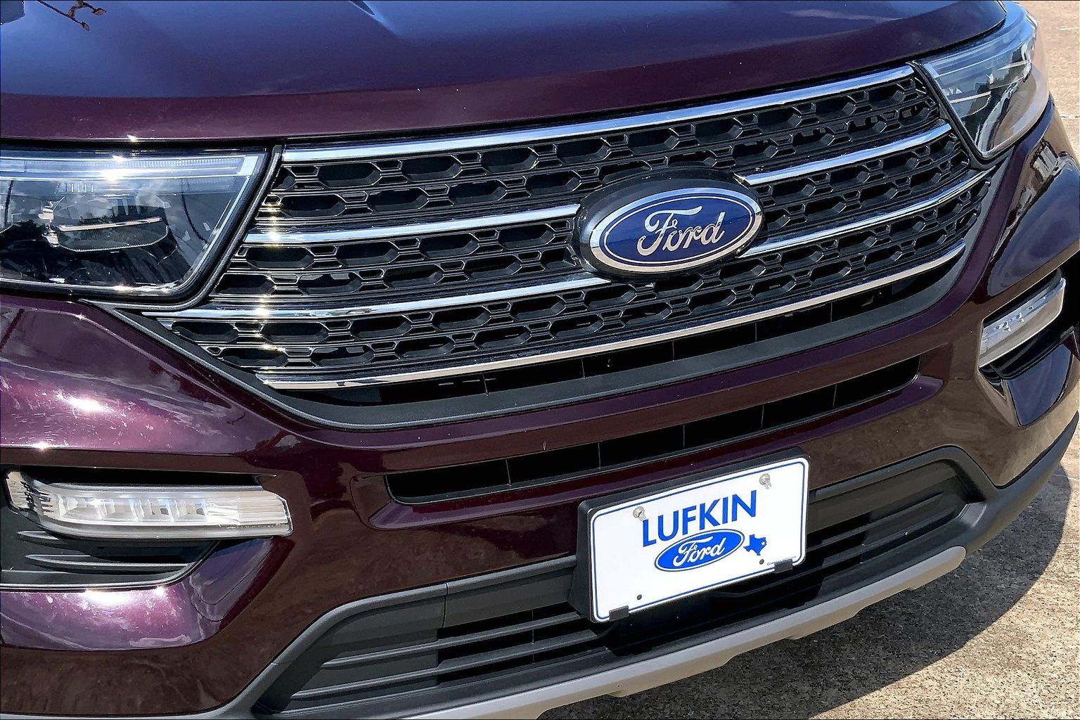 2022 Ford Explorer XLT Jewel Red at Lufkin Ford