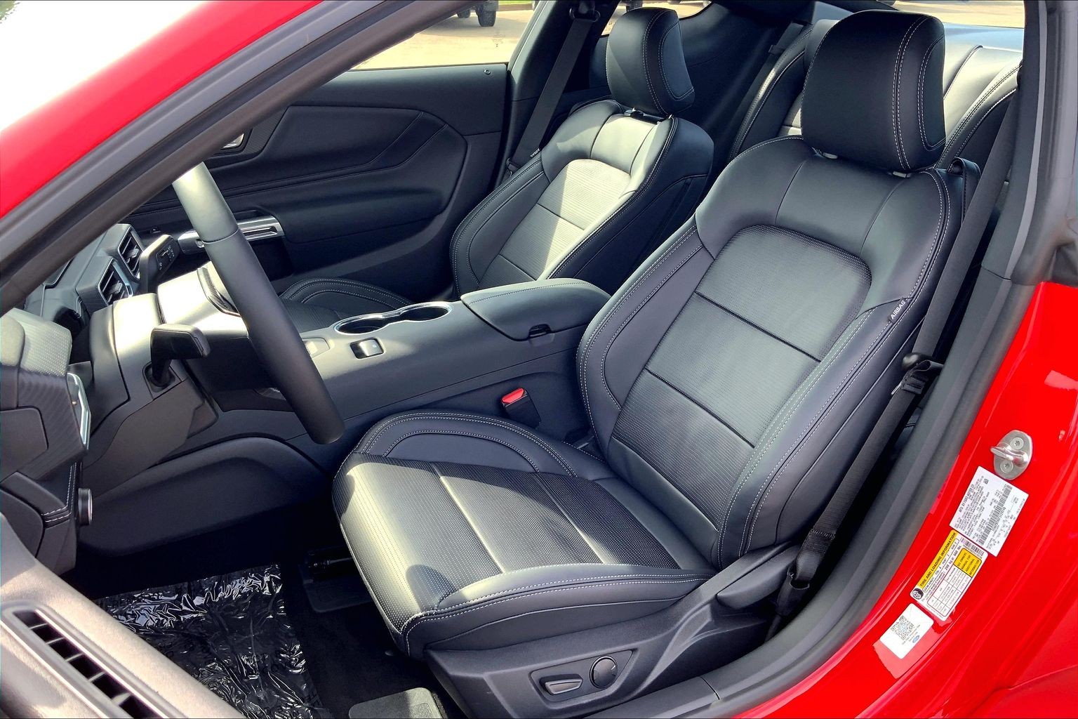 2026 Ford Mustang EcoBoost Premium Fastback Race Red at Lufkin Ford