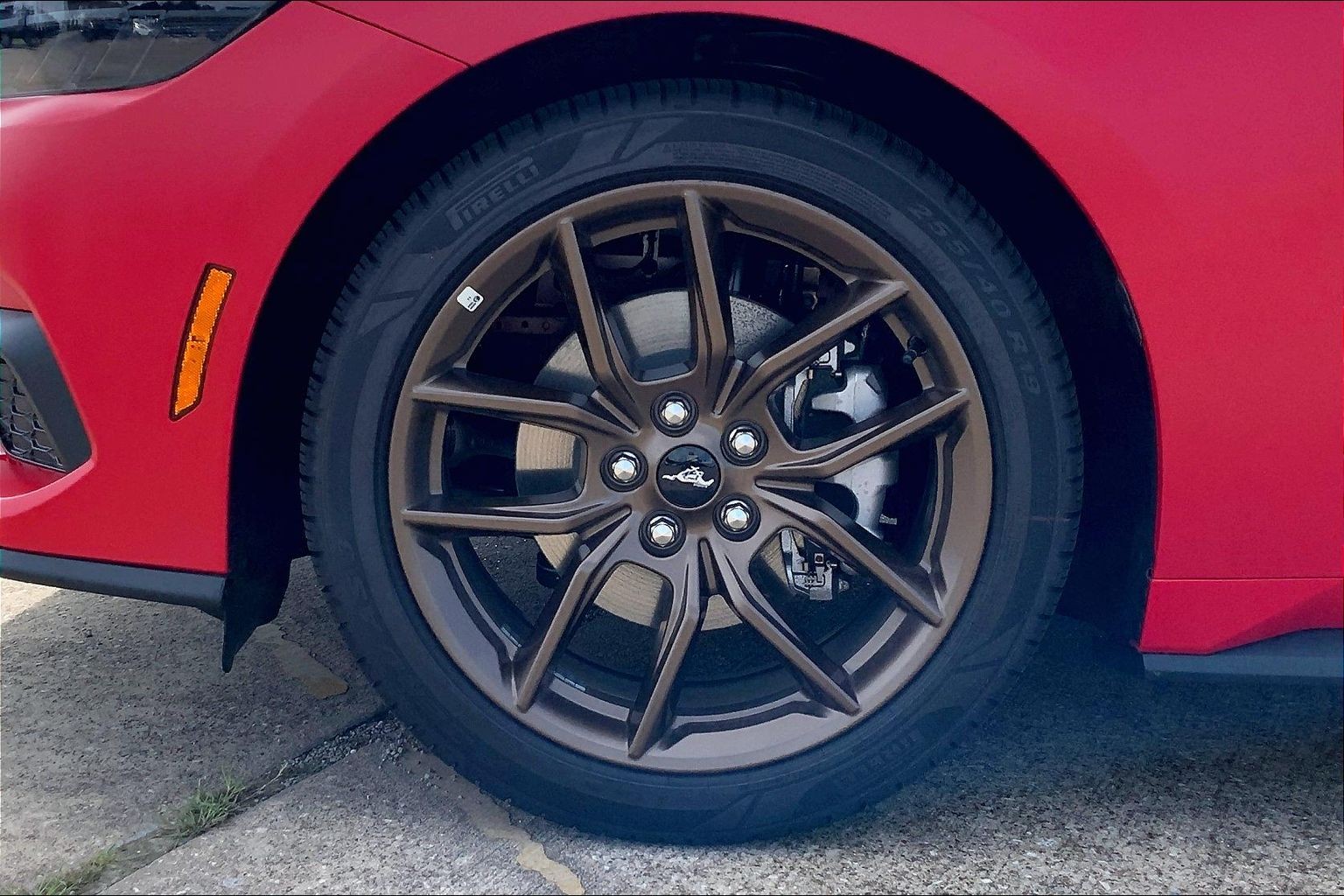 2026 Ford Mustang EcoBoost Premium Fastback Race Red at Lufkin Ford