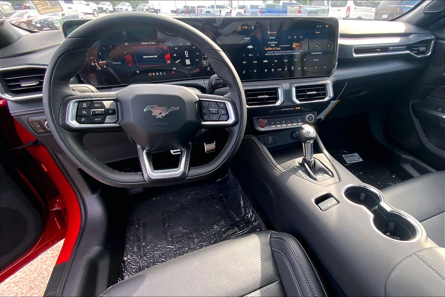 2026 Ford Mustang EcoBoost Premium Fastback Race Red at Lufkin Ford
