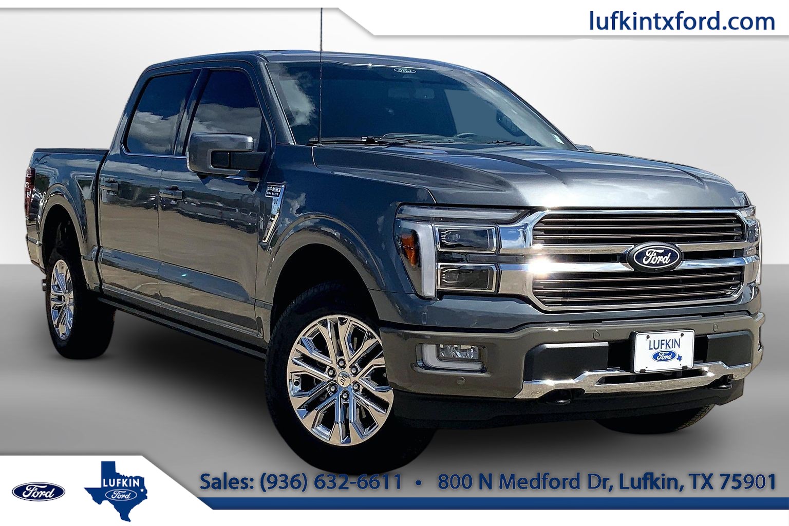 2026 Ford F-150 King Ranch CARBONIZED GRAY at Lufkin Ford