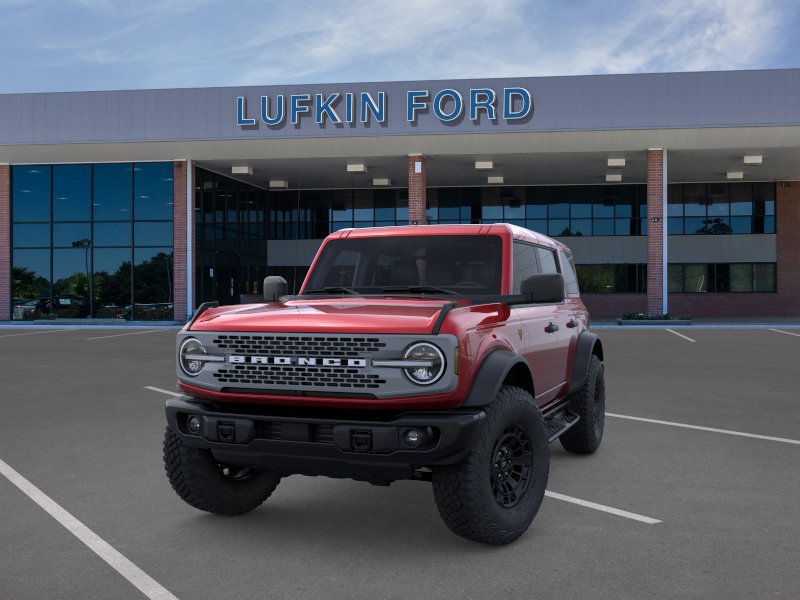 2026 Ford Bronco Badlands Ruby Red Metallic Tinted Clearcoat at Lufkin Ford