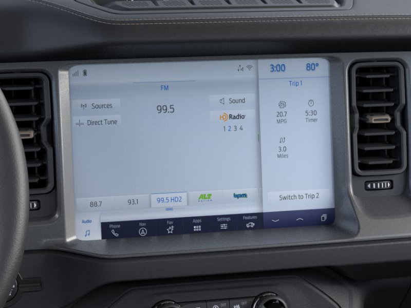 2026 Ford Bronco Badlands Ruby Red Metallic Tinted Clearcoat at Lufkin Ford