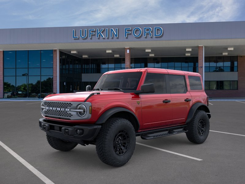2026 Ford Bronco Badlands Ruby Red Metallic Tinted Clearcoat at Lufkin Ford