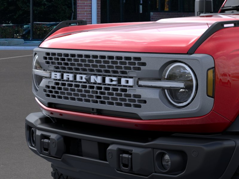 2026 Ford Bronco Badlands Ruby Red Metallic Tinted Clearcoat at Lufkin Ford