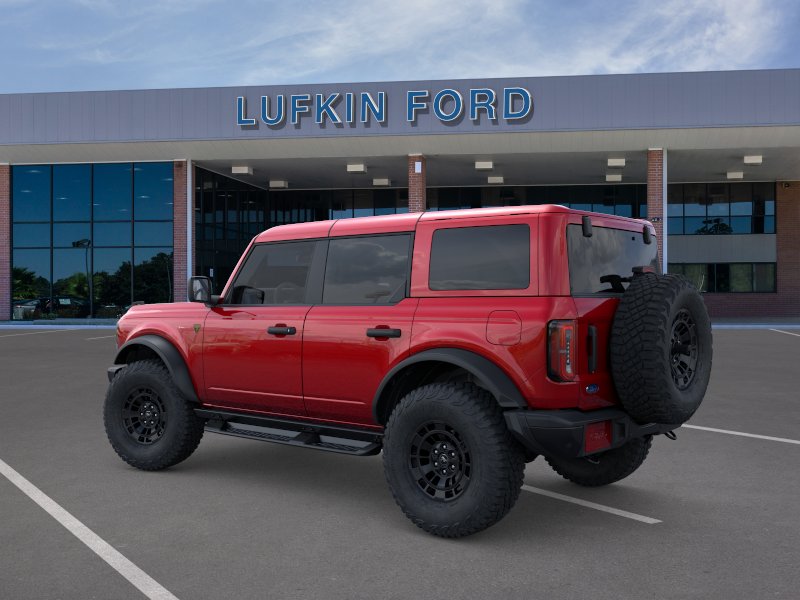 2026 Ford Bronco Badlands Ruby Red Metallic Tinted Clearcoat at Lufkin Ford