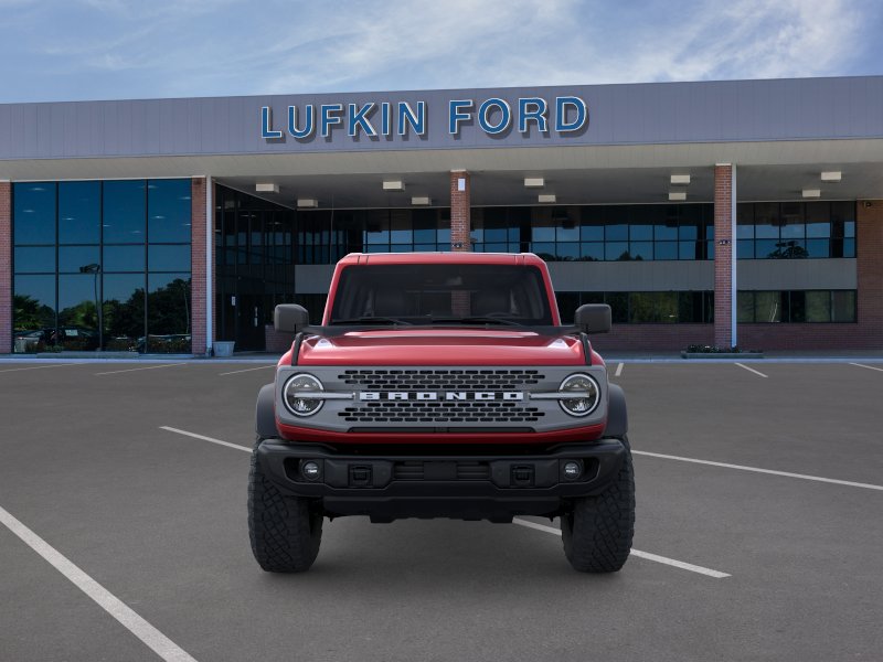 2026 Ford Bronco Badlands Ruby Red Metallic Tinted Clearcoat at Lufkin Ford