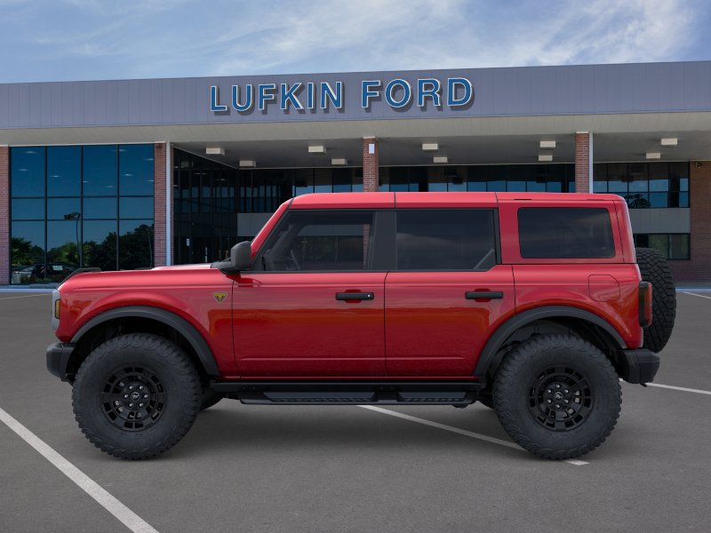 2026 Ford Bronco Badlands Ruby Red Metallic Tinted Clearcoat at Lufkin Ford