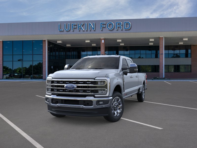 2026 Ford Super Duty F-350 SRW LARIAT Glacier Gray Metallic Tri-Coat at Lufkin Ford