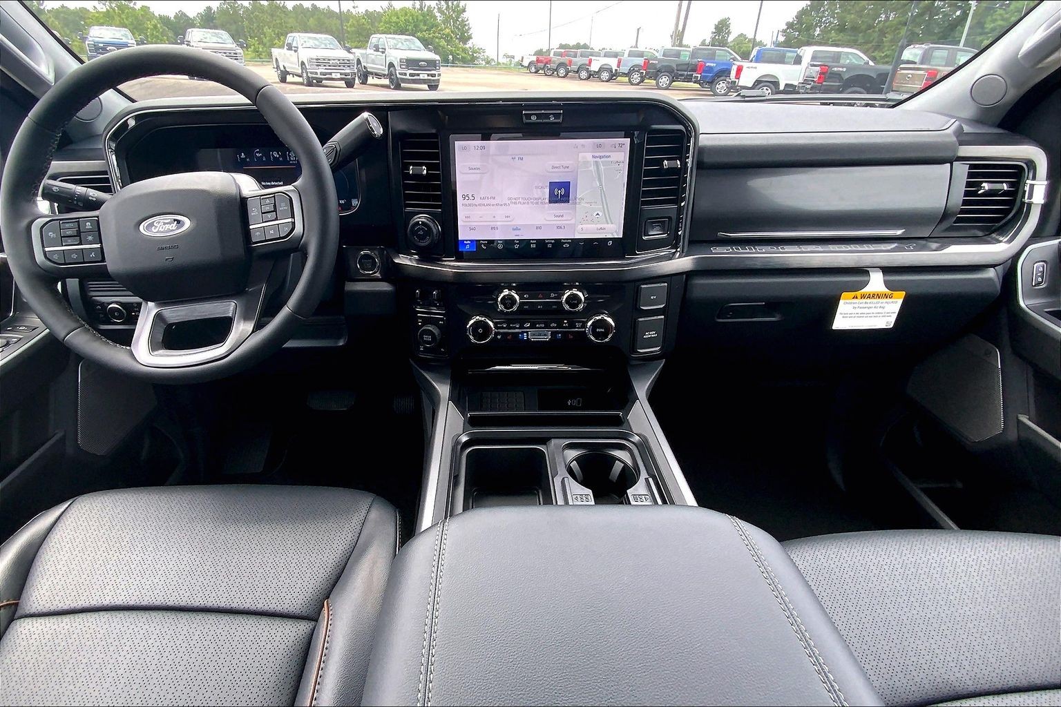 2026 Ford Super Duty F-350 SRW LARIAT Glacier Gray Metallic Tri-Coat at Lufkin Ford