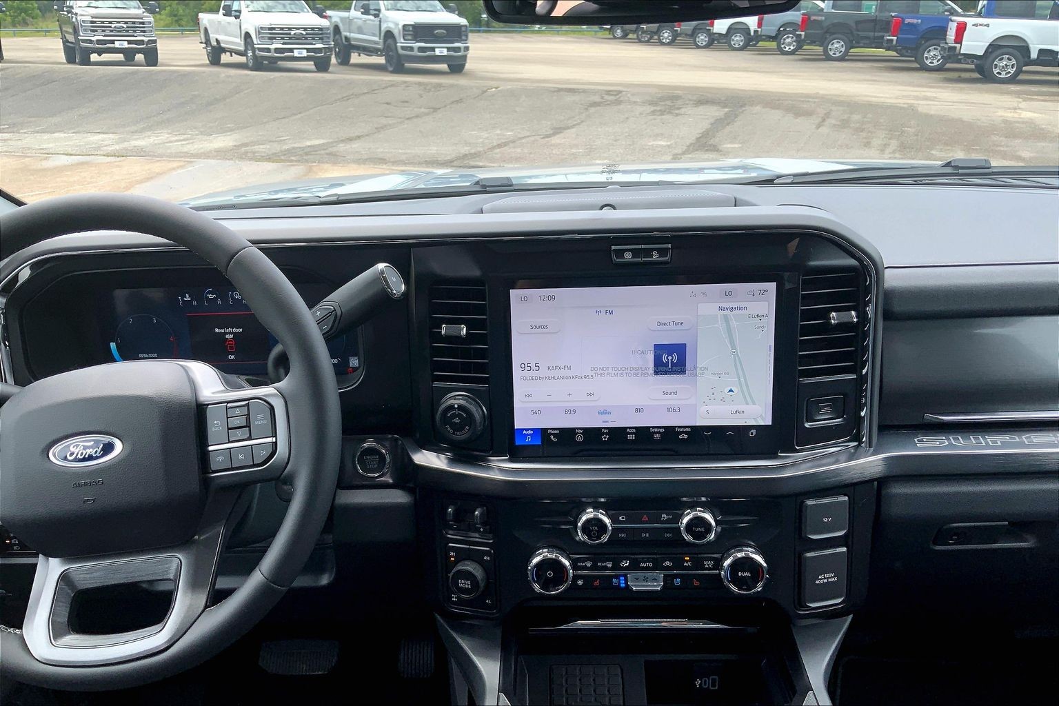 2026 Ford Super Duty F-350 SRW LARIAT Glacier Gray Metallic Tri-Coat at Lufkin Ford