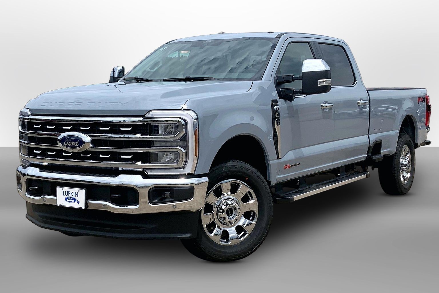 2026 Ford Super Duty F-350 SRW LARIAT Glacier Gray Metallic Tri-Coat at Lufkin Ford