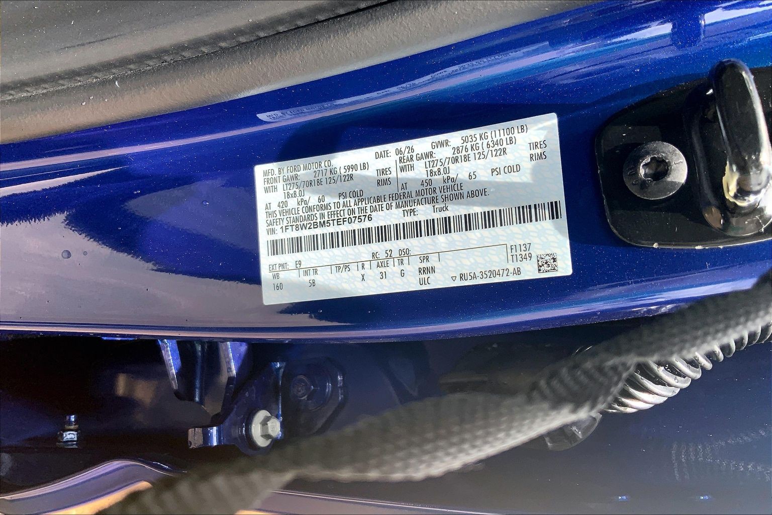 2026 Ford Super Duty F-250 SRW LARIAT Argon Blue at Lufkin Ford