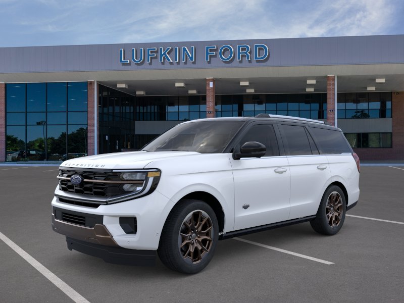 2026 Ford Expedition King Ranch Star White Metallic Tri-Coat at Lufkin Ford