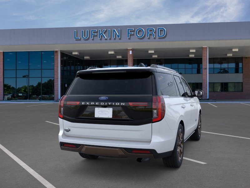 2026 Ford Expedition King Ranch Star White Metallic Tri-Coat at Lufkin Ford