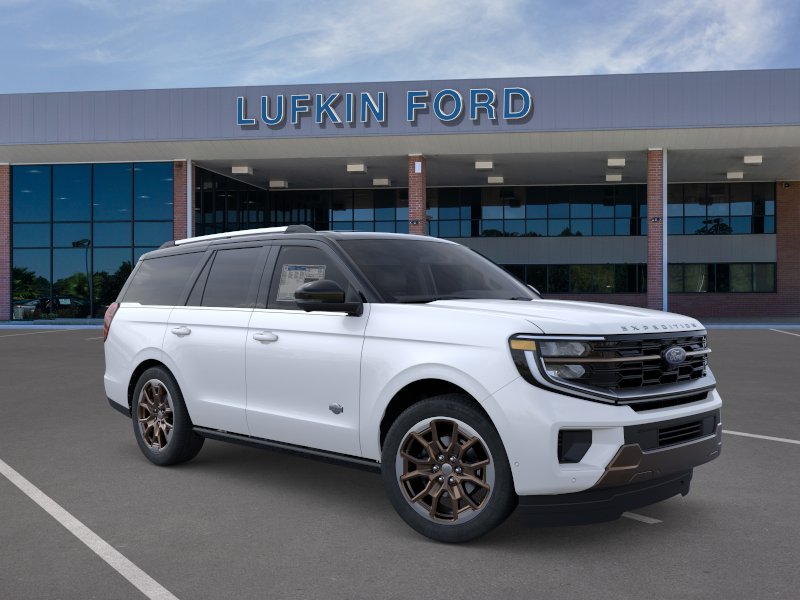 2026 Ford Expedition King Ranch Star White Metallic Tri-Coat at Lufkin Ford