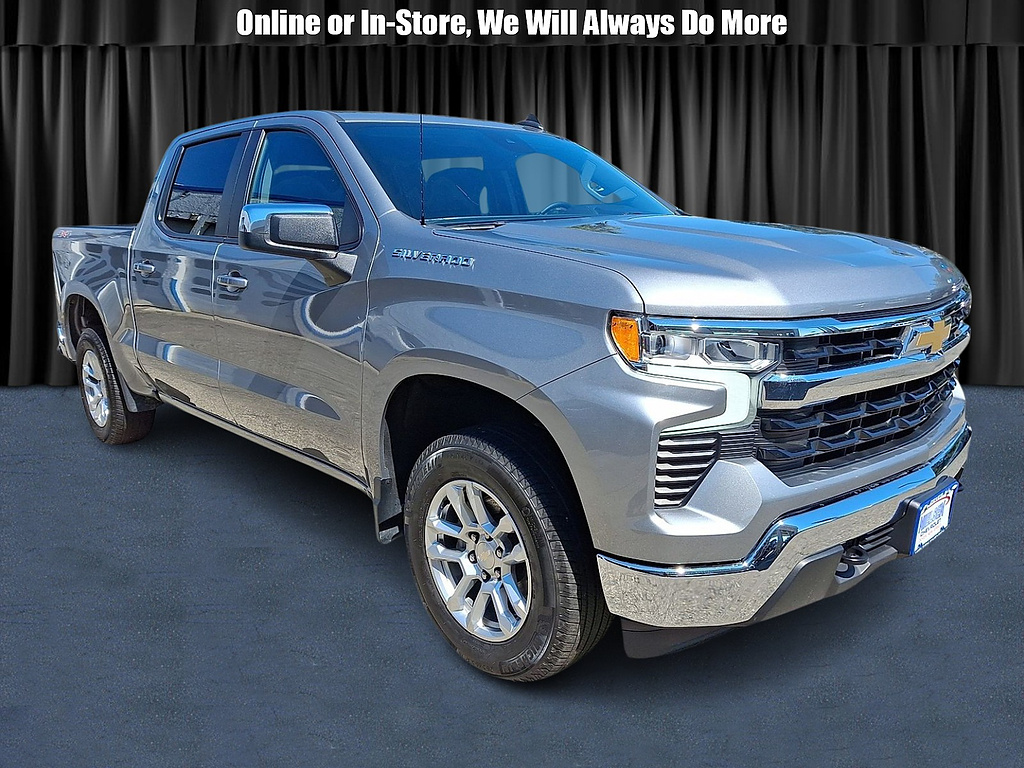 Sterling Gray Metallic 2023 Chevrolet Silverado 1500 Pickup Truck Four-Wheel Drive 8-Speed Automatic