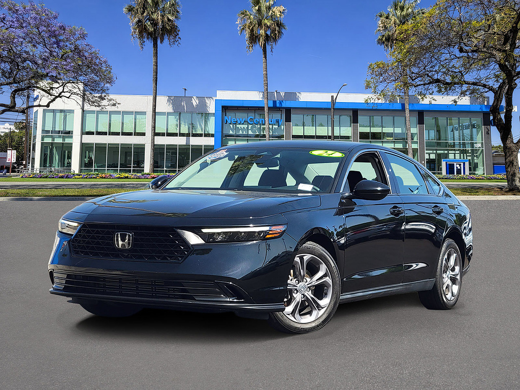 Crystal Black Pearl 2024 Honda Accord Sedan Front-Wheel Drive Continuously Variable Transmission