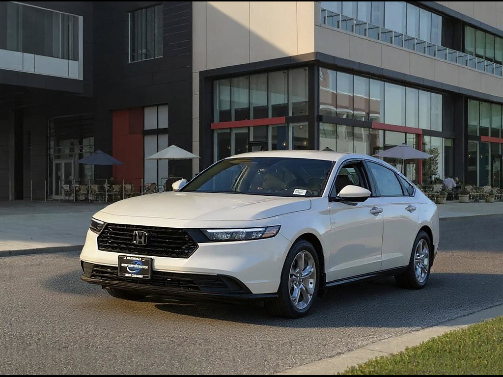 Platinum White Pearl 2025 Honda Accord Sedan Front-Wheel Drive Automatic