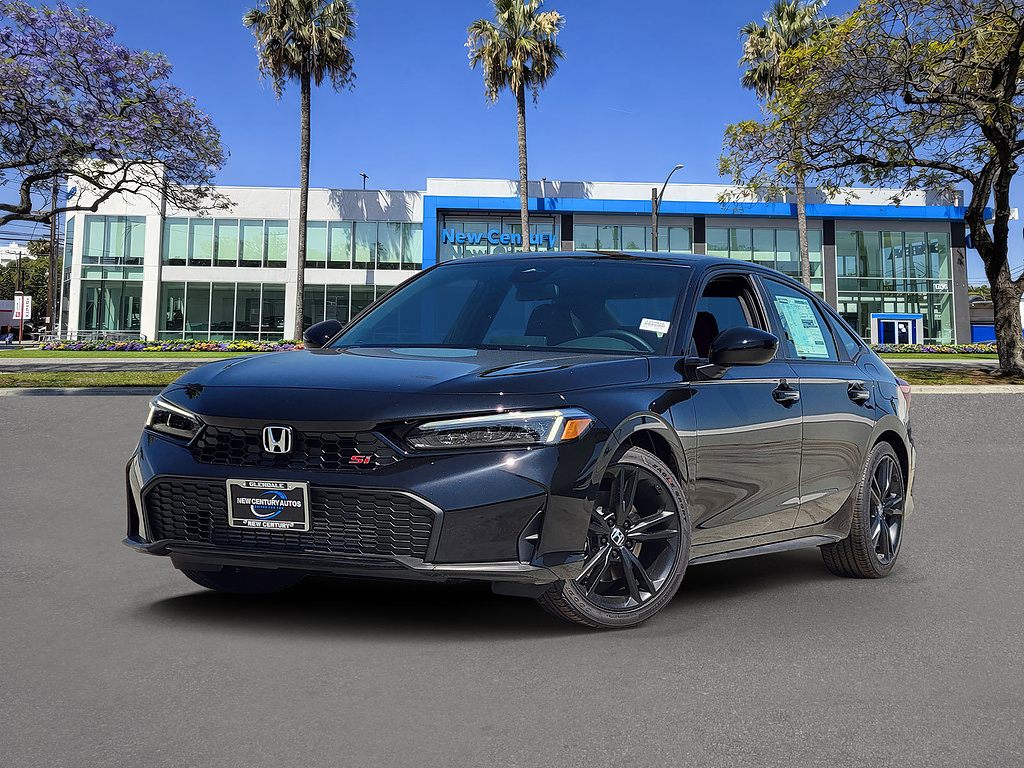 Crystal Black Pearl 2026 Honda Civic Sedan Front-Wheel Drive 6-Speed Manual