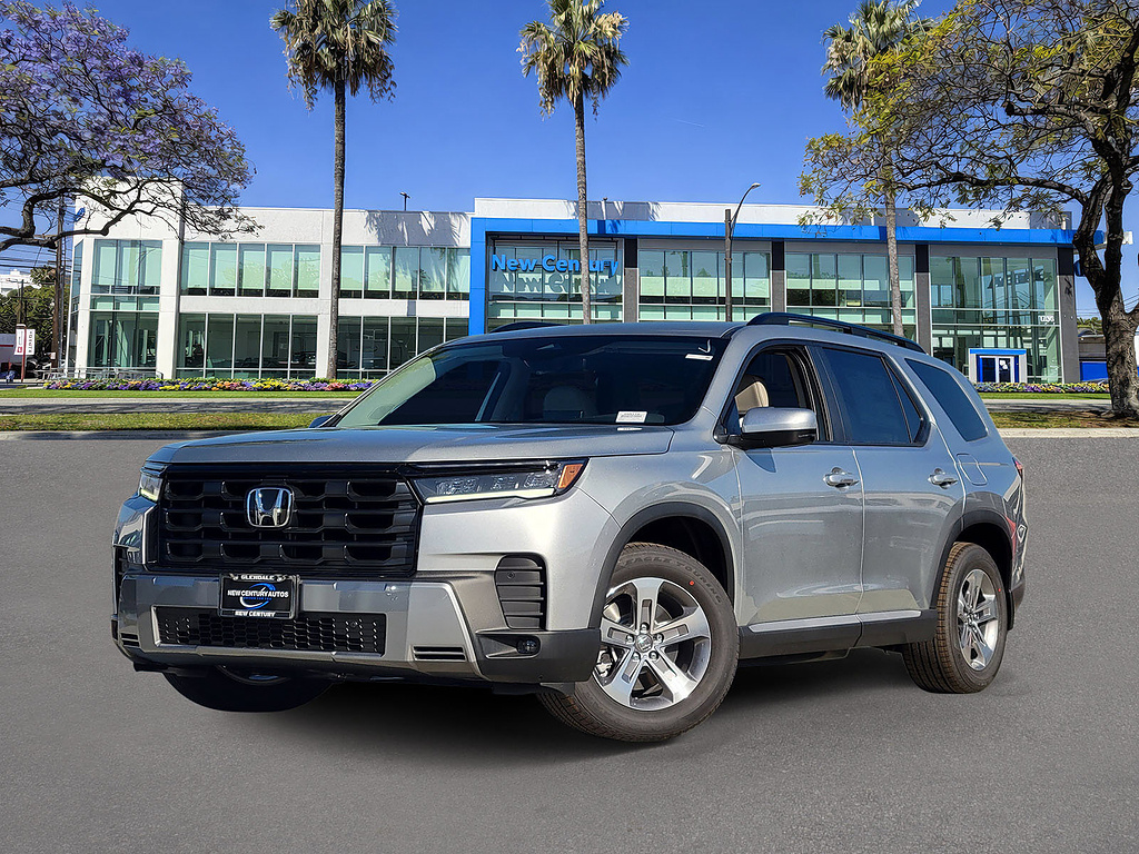 Solar Silver Metallic 2026 Honda Pilot SUV / Crossover All-Wheel Drive Automatic