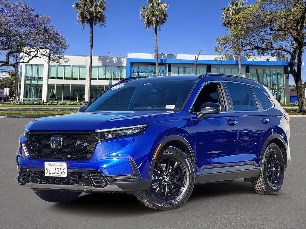 Blue 2024 Honda CR-V Hybrid SUV / Crossover Front-Wheel Drive 1-Speed Dual Clutch