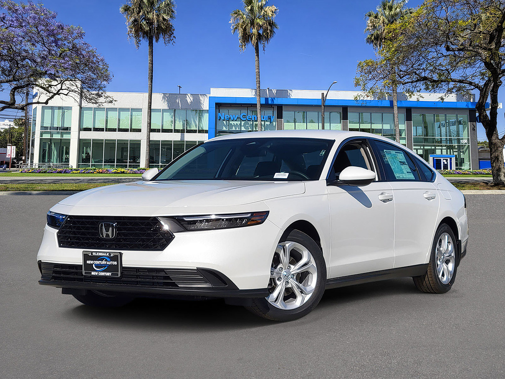 Platinum White Pearl 2026 Honda Accord Sedan Front-Wheel Drive Continuously Variable Transmission