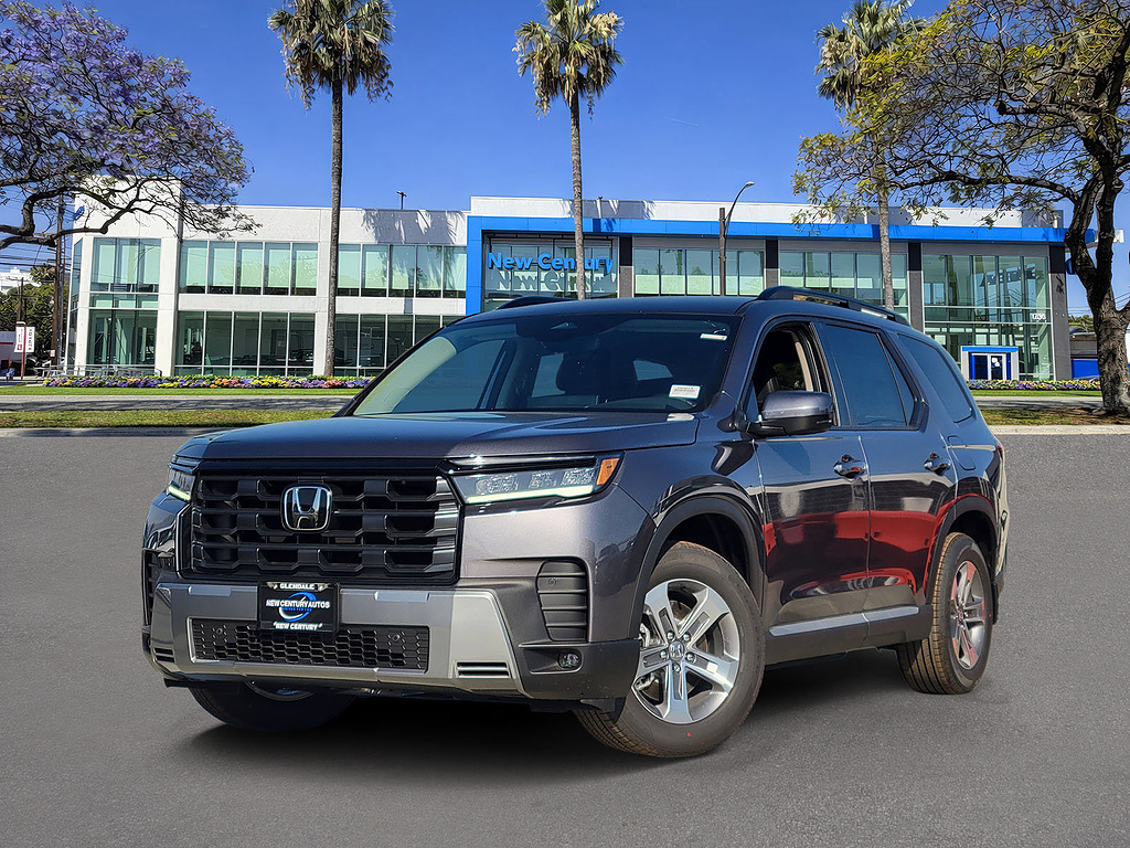 Gray (Modern Steel Metallic) 2026 Honda Pilot SUV / Crossover All-Wheel Drive Automatic
