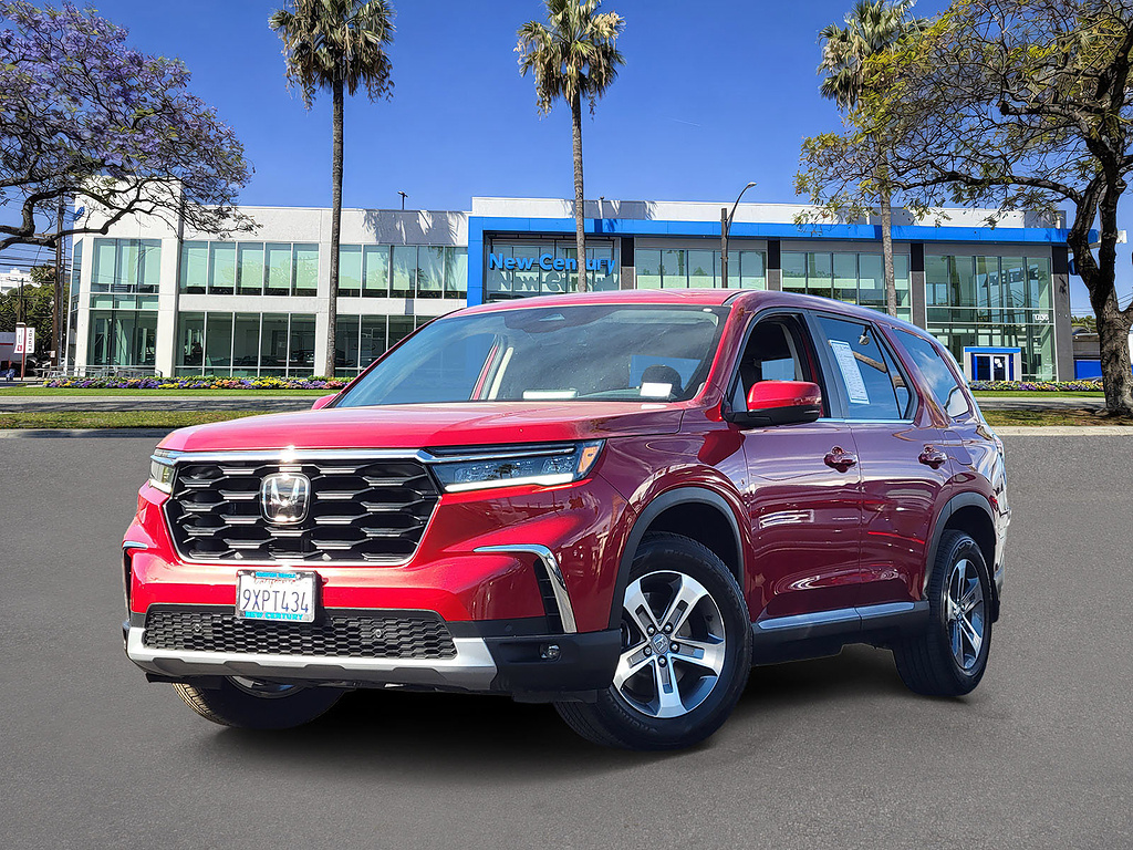 Radiant Red Metallic II 2024 Honda Pilot SUV / Crossover Front-Wheel Drive Automatic