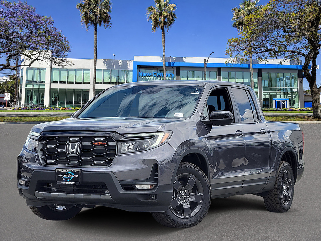 Gray (Modern Steel Metallic) 2026 Honda Ridgeline Pickup Truck All-Wheel Drive 9-Speed Automatic