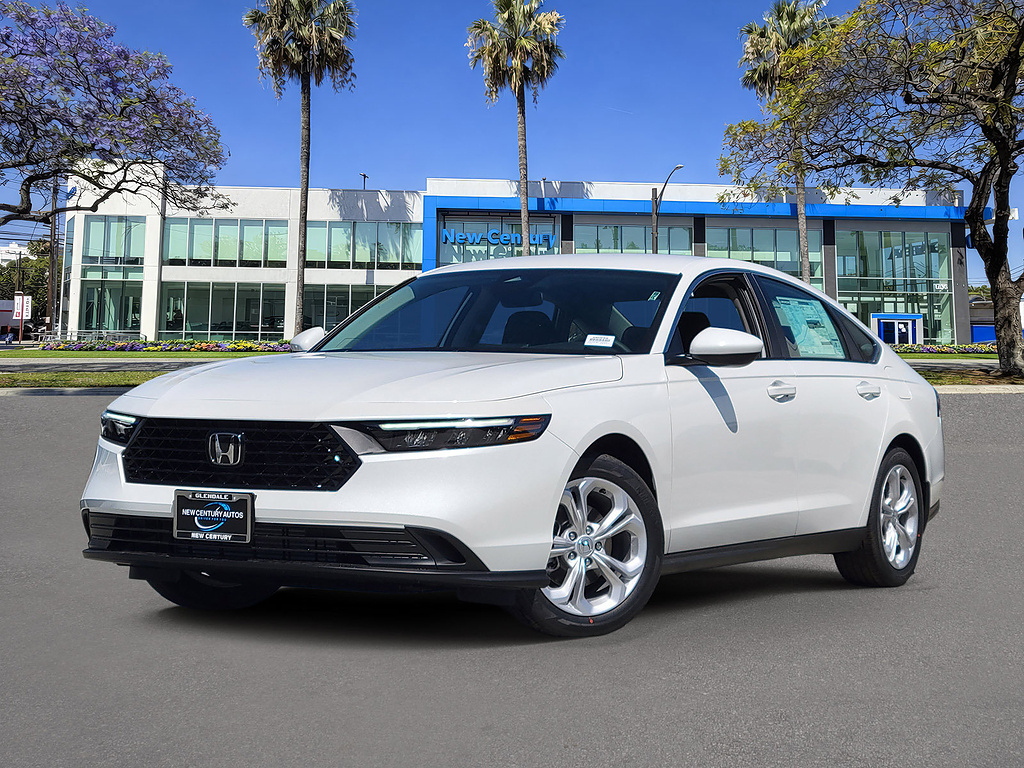 Platinum White Pearl 2026 Honda Accord Sedan Front-Wheel Drive Continuously Variable Transmission