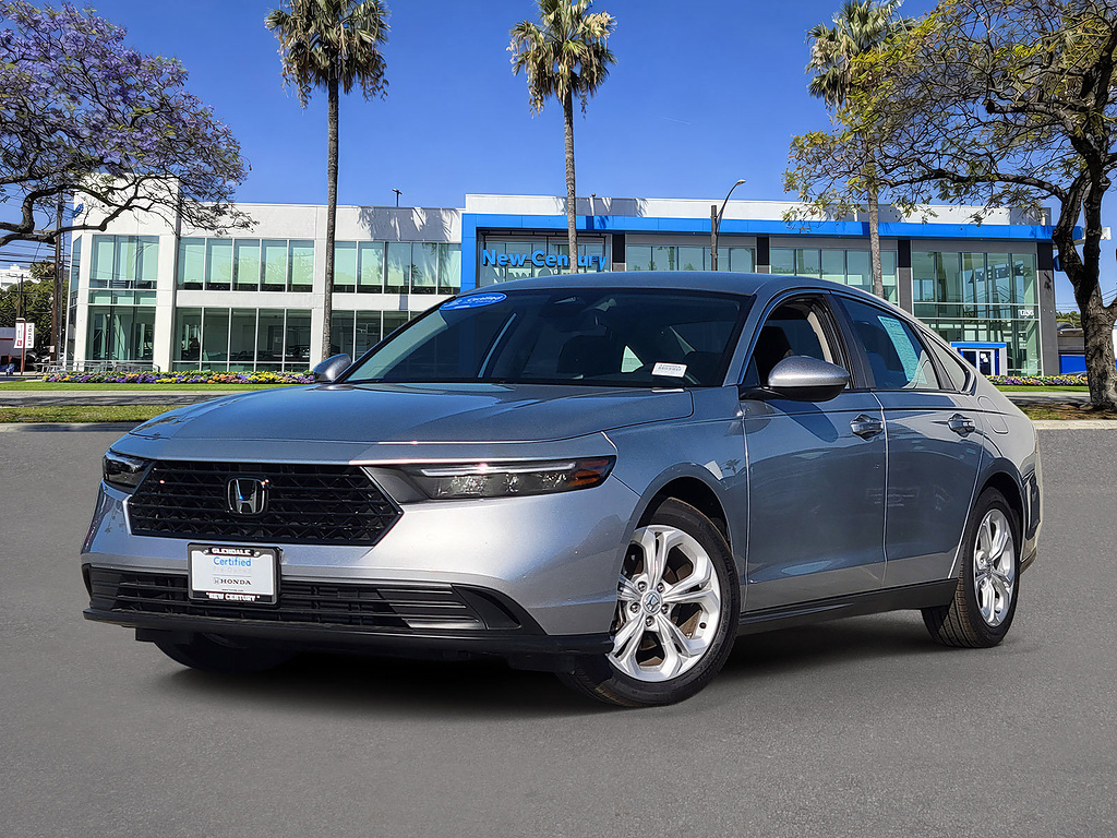 Solar Silver Metallic 2025 Honda Accord Sedan Front-Wheel Drive Continuously Variable Transmission