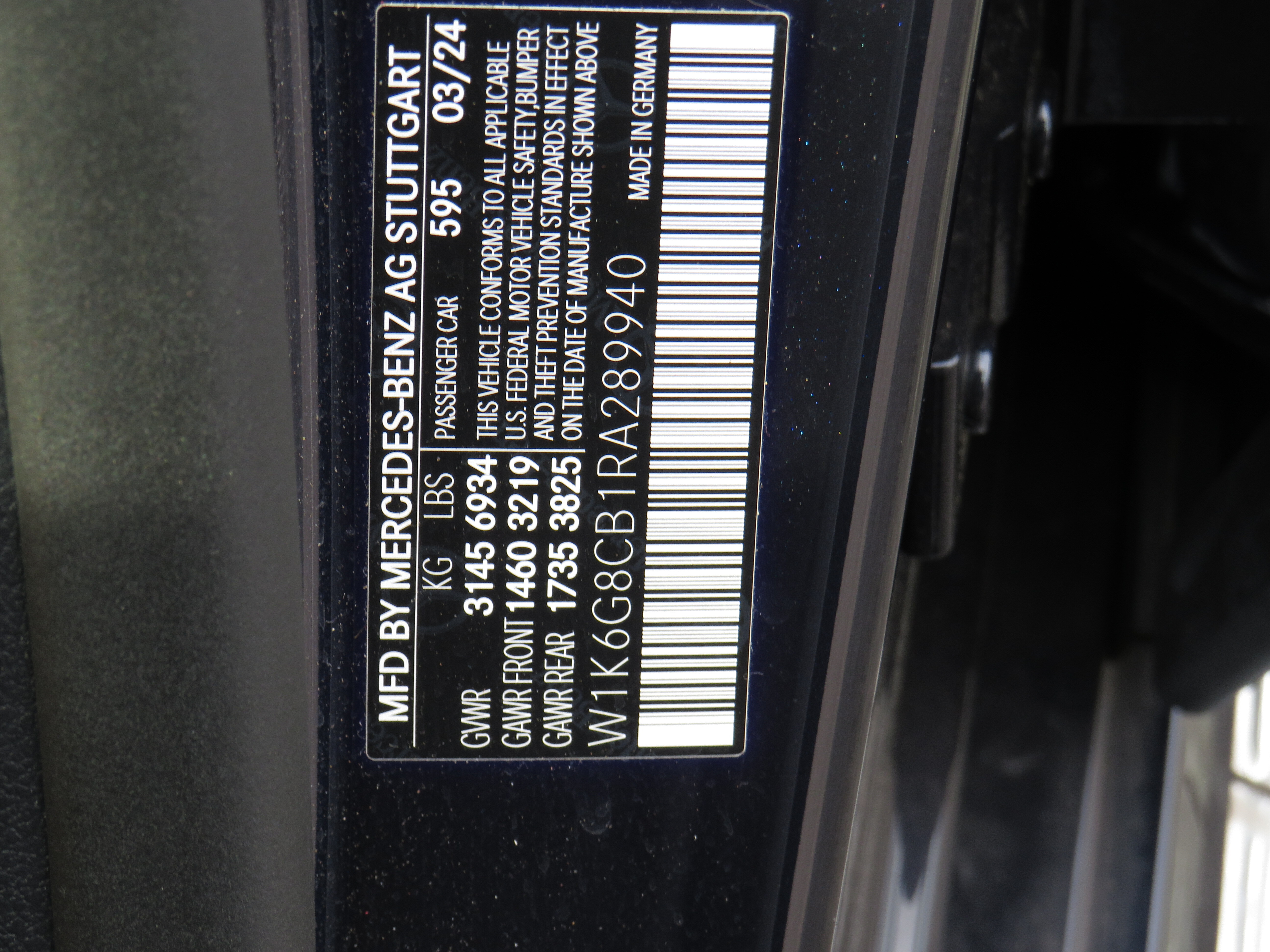 Certified Used 2024 Nautical Blue Metallic Mercedes-Benz AMG® S 63 E Performance image 10
