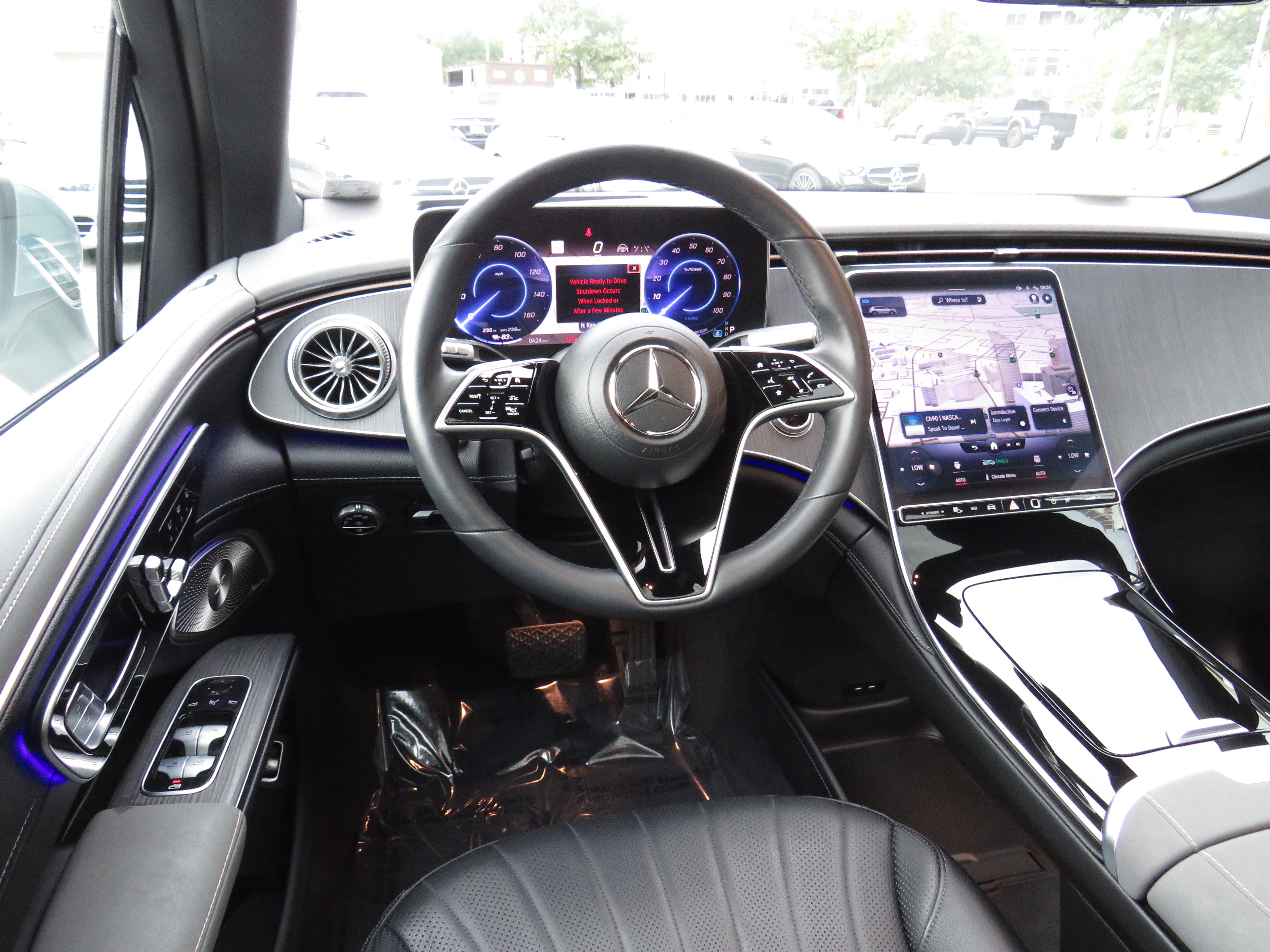 Certified Used 2023 Cirrus Silver Metallic Mercedes-Benz EQS 450 4MATIC® image 9