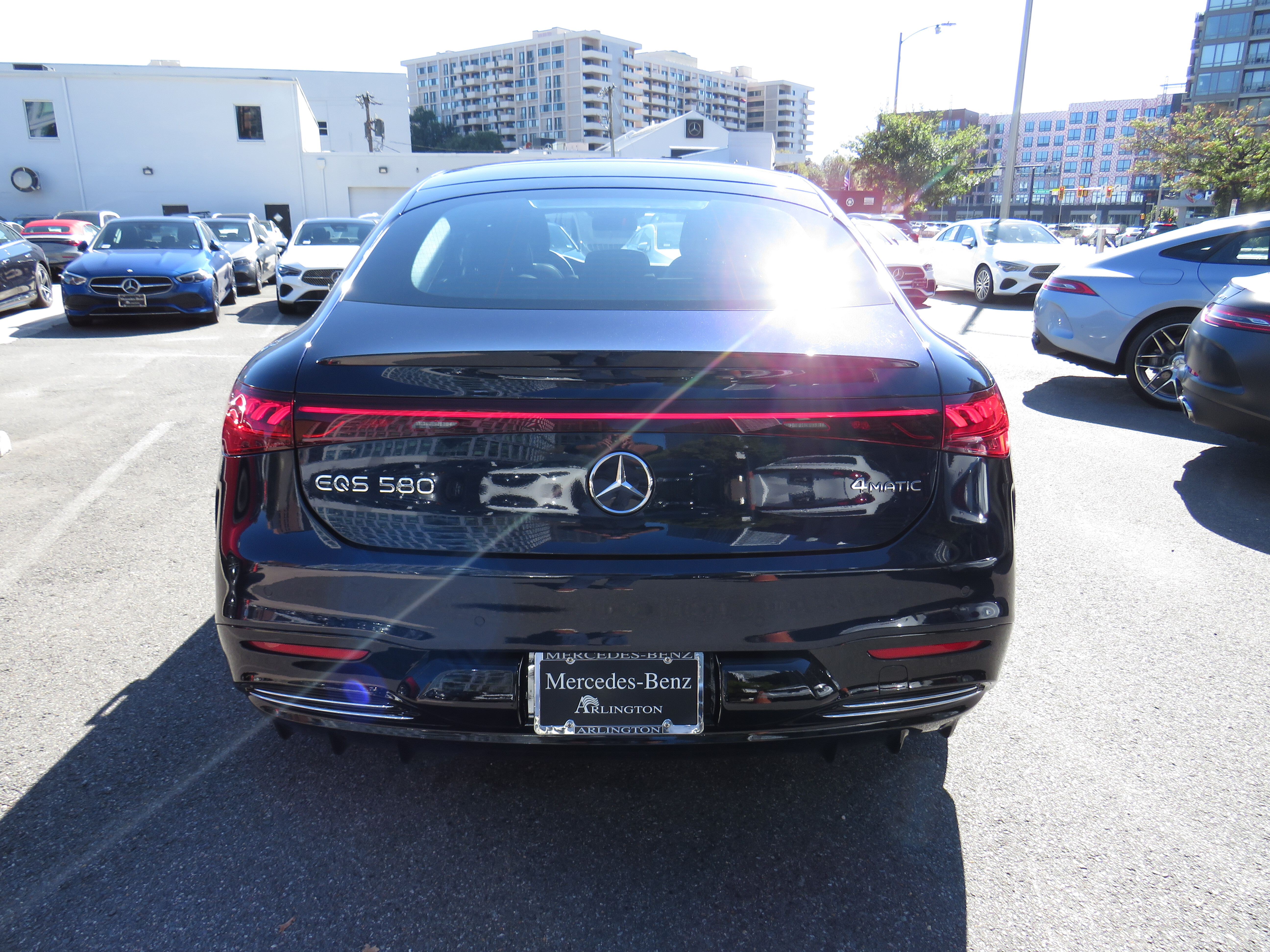 Certified Used 2023 Nautical Blue Metallic Mercedes-Benz EQS 580 4MATIC® image 3
