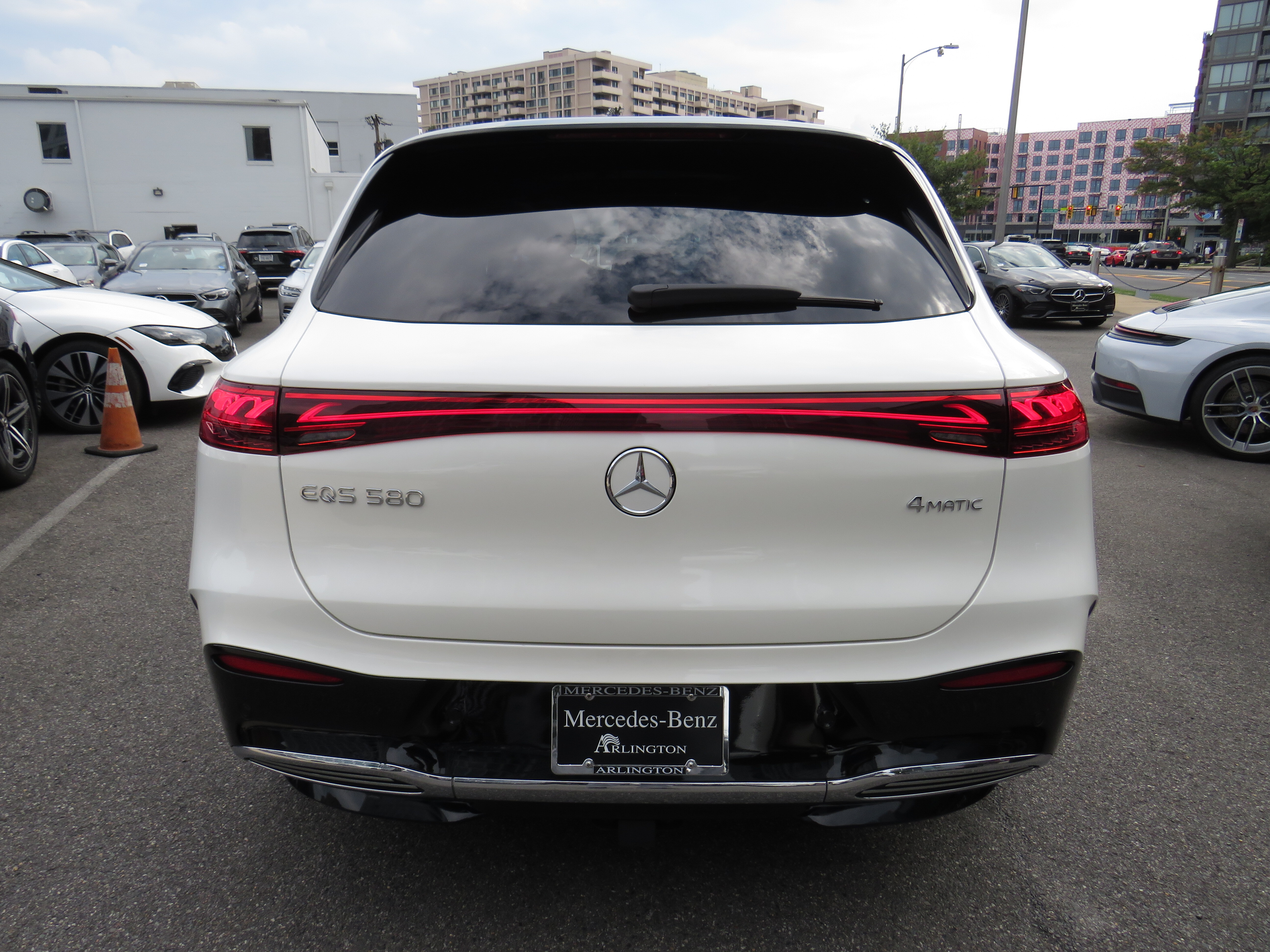 Certified Used 2023 Polar White Mercedes-Benz EQS 580 4MATIC® image 3