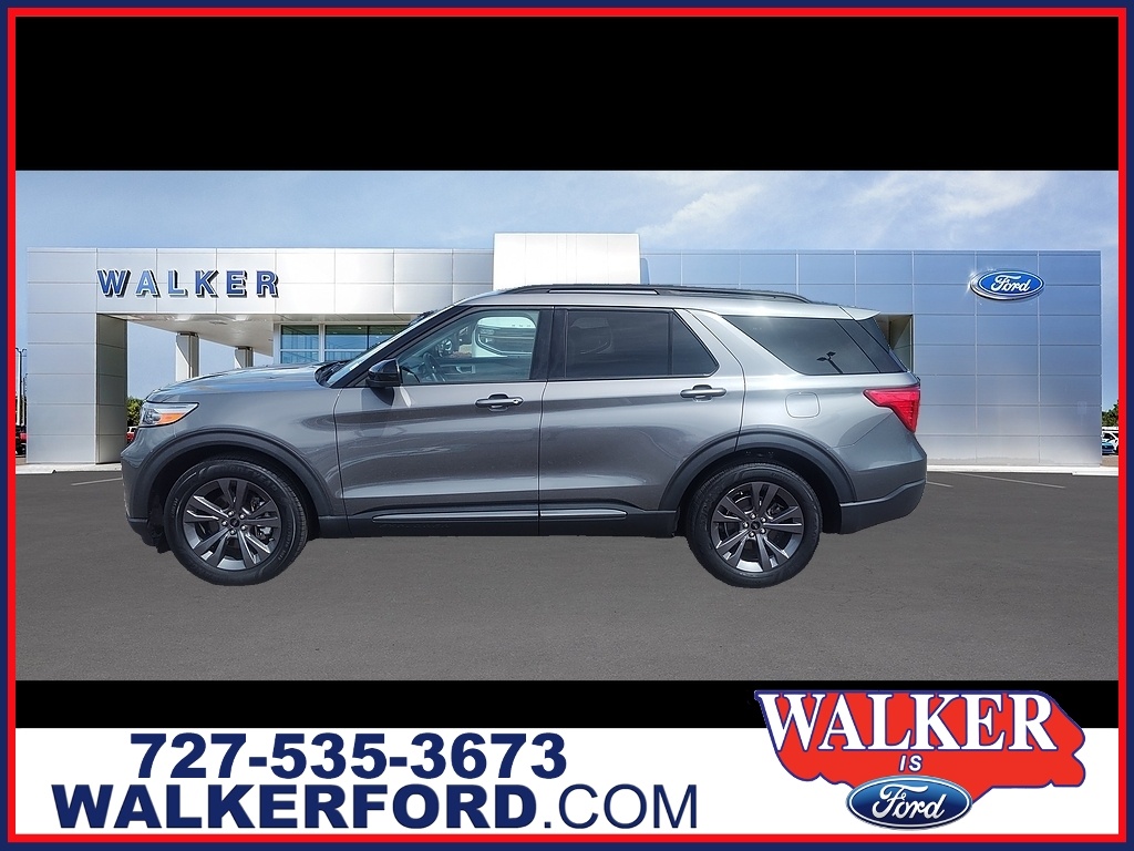 Carbonized Gray 2024 Ford Explorer SUV / Crossover Rear-Wheel Drive Automatic