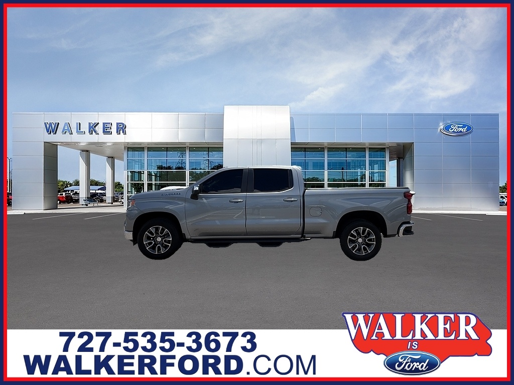 Sterling Gray Metallic 2025 Chevrolet Silverado 1500 Pickup Truck 4X2 Automatic