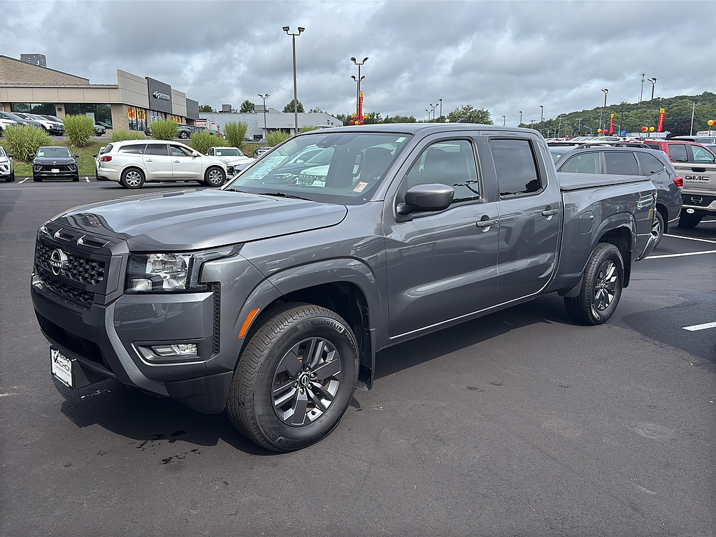 Gray (Gun Metallic) 2025 Nissan Frontier Pickup Truck Four-Wheel Drive 9-Speed Automatic