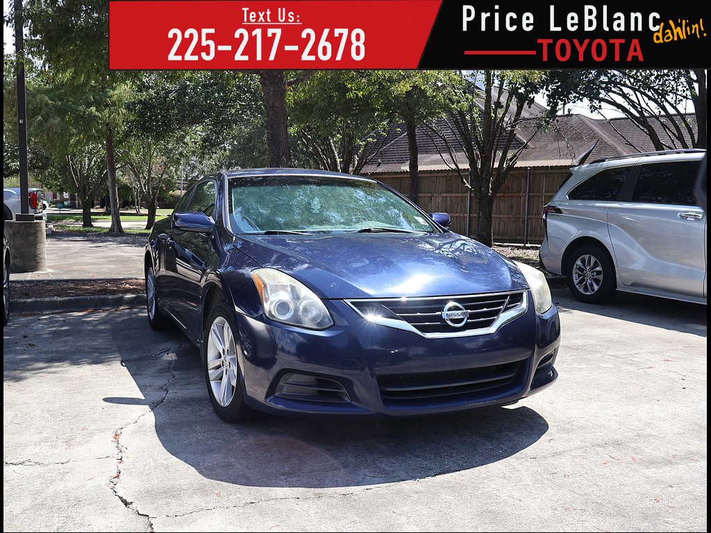 Blue 2012 Nissan Altima Coupe Coupe Front-Wheel Drive Continuously Variable Transmission