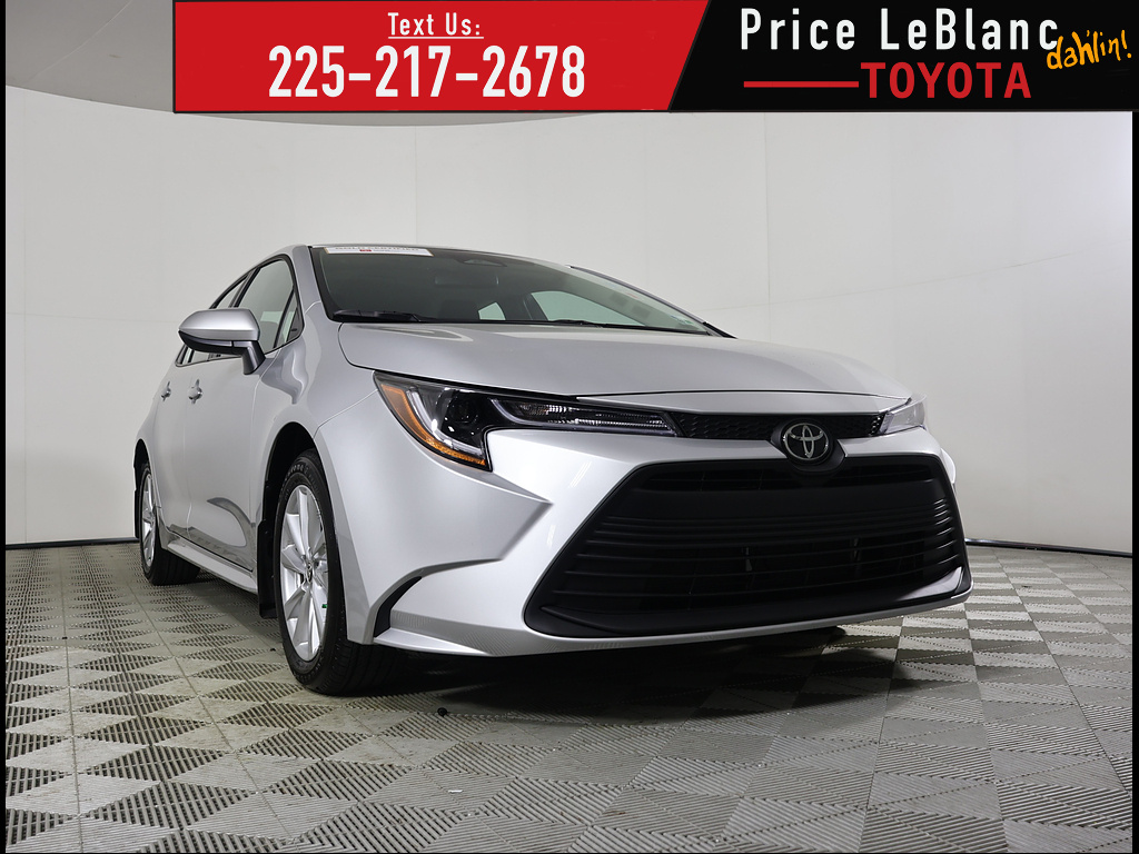 Silver 2026 Toyota Corolla Sedan Front-Wheel Drive Continuously Variable Transmission
