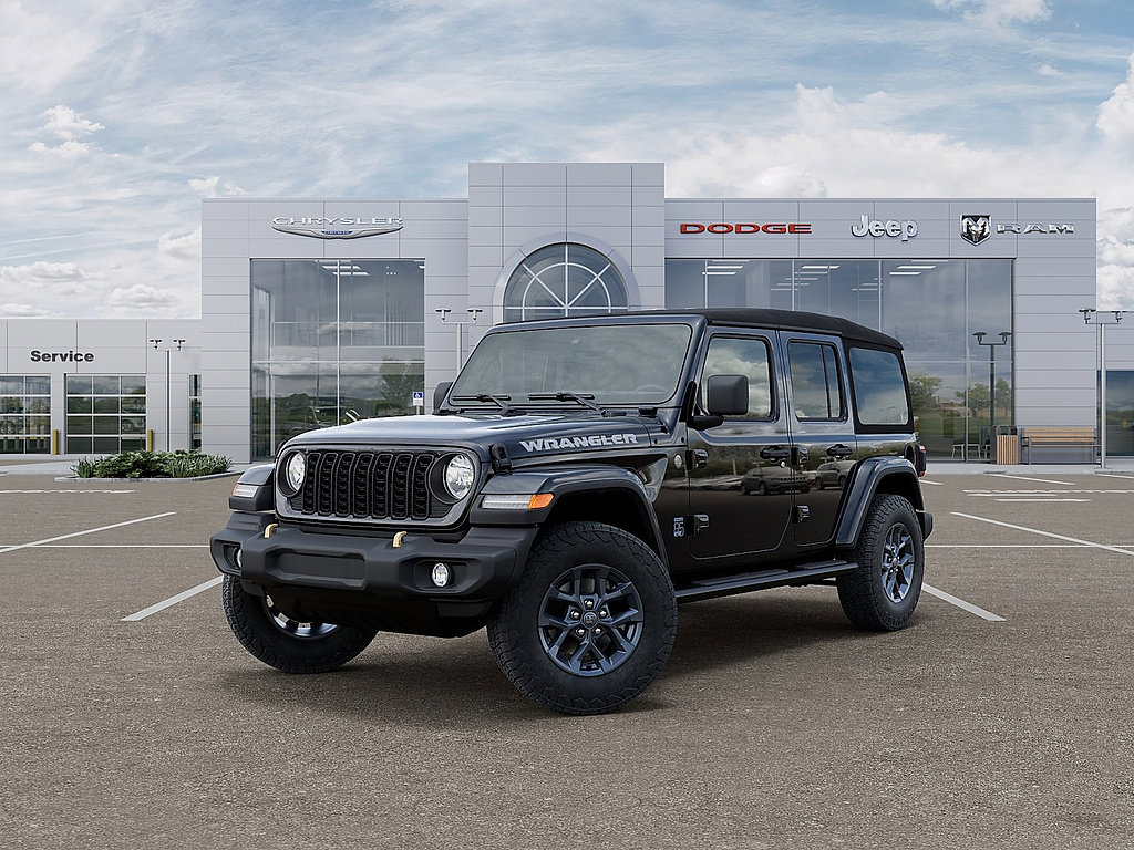 Black Clear Coat 2026 Jeep Wrangler SUV / Crossover Four-Wheel Drive 8-Speed Automatic